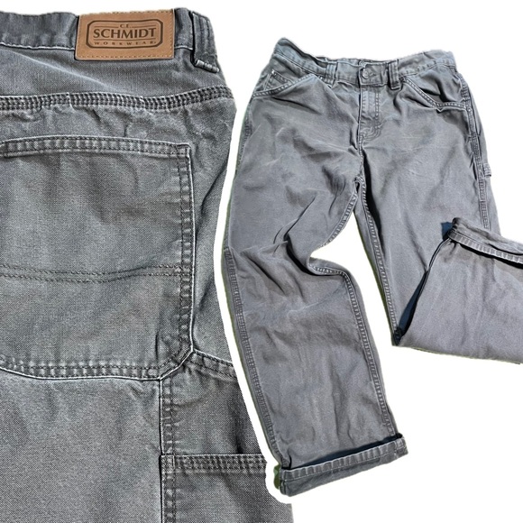 VINTAGE cargo painters workwear work pants 100% cotton canvas‎ utility chore y2k - Picture 1 of 12